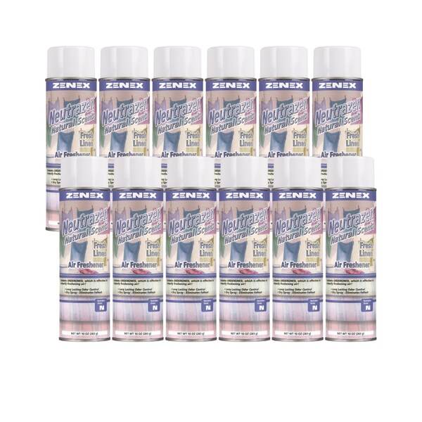 Zenex Handheld Air Freshener Fresh Linen net 10 oz., 12PK 491123 - main